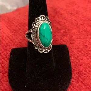 Turquoise & Silver ring. 💕 Perfect for you.